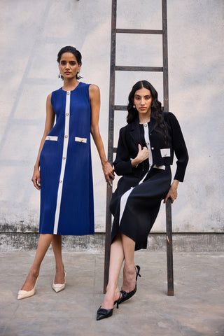 Beatrix Dress - Midnight Blue