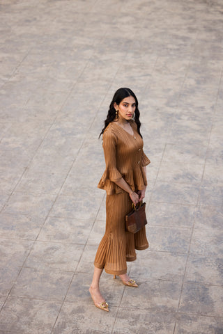 Merylyn Skirt Set - Mocha