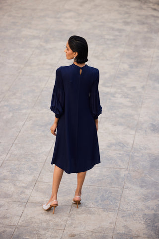 Soleil Dress - Navy