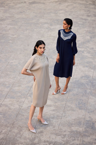 Wisteria Dress - Oyster