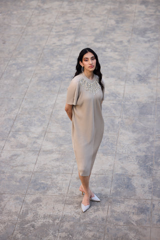 Wisteria Dress - Oyster