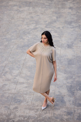 Wisteria Dress - Oyster