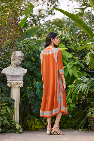 Kimberly Dress - Orange