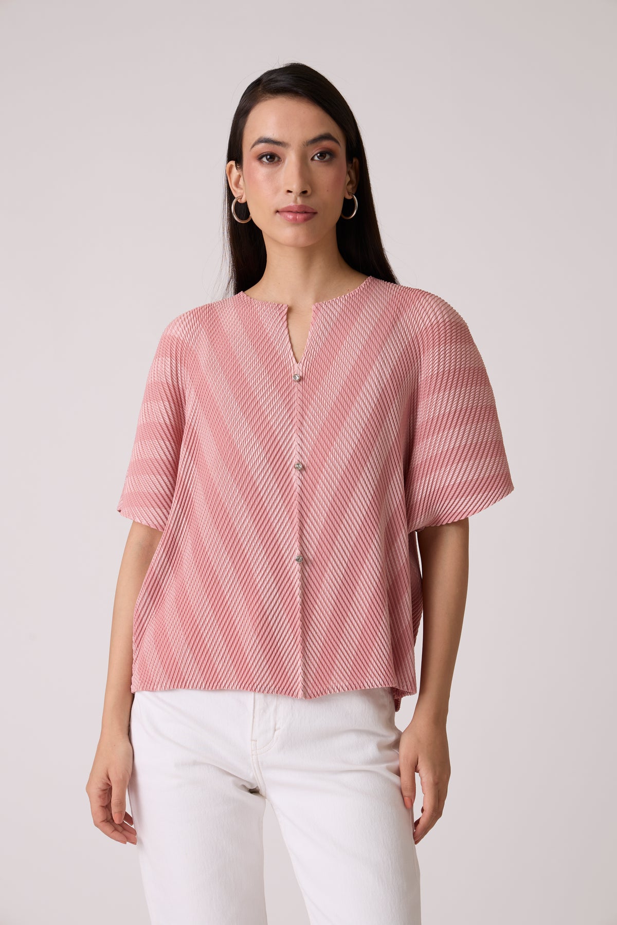 Evie Top - Pale Pink