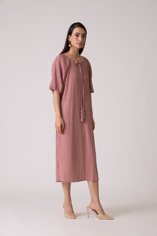 Alison Dress - Onion Pink