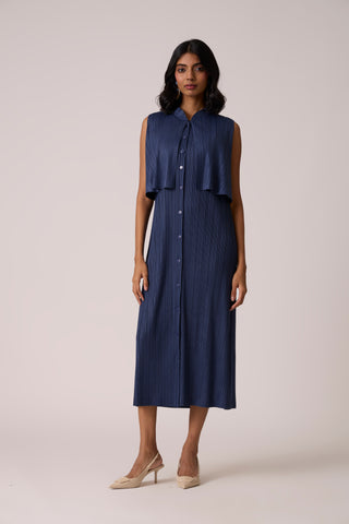 Lea Dress - Slate Blue