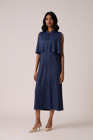 Lea Dress - Slate Blue