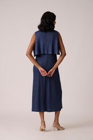 Lea Dress - Slate Blue