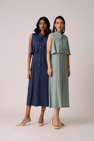 Lea Dress - Slate Blue