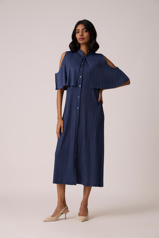 Lea Dress - Slate Blue