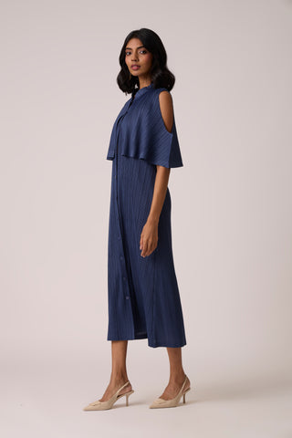 Lea Dress - Slate Blue