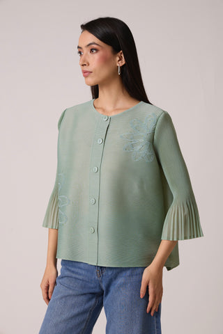 Zoela Top - Sage Mint