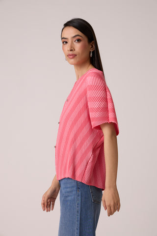 Evie Top - Sorbet Pink