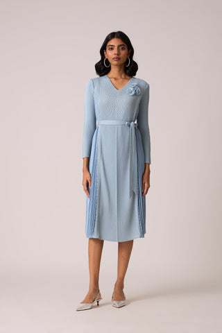 Perla Dress - Light Blue