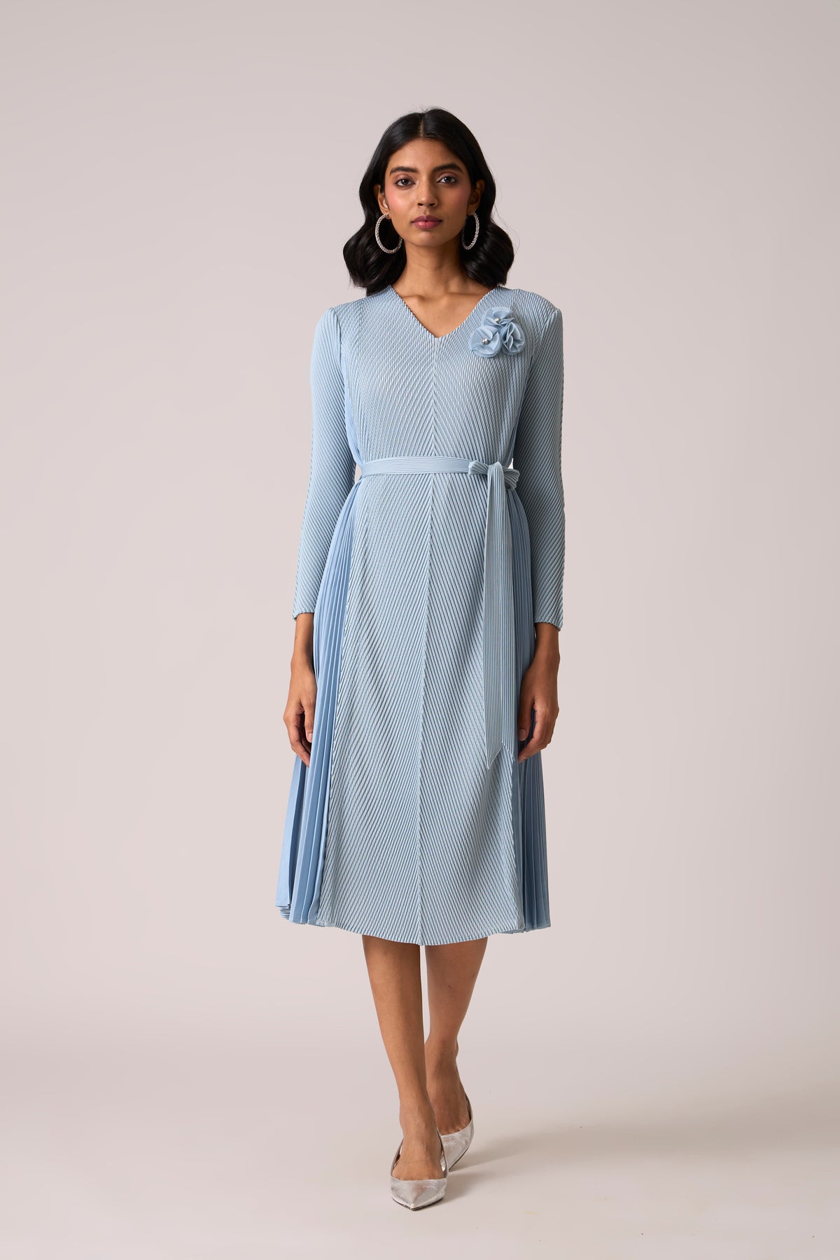 Perla Dress - Light Blue