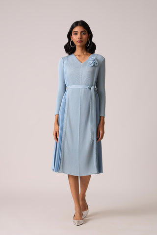 Perla Dress - Light Blue