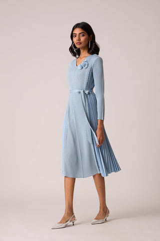 Perla Dress - Light Blue