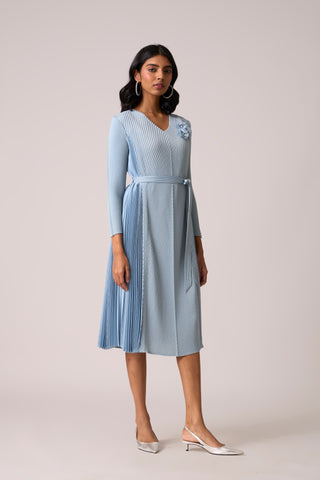 Perla Dress - Light Blue