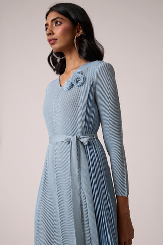 Perla Dress - Light Blue