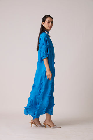 Mona Midi Dress - Bright Azure