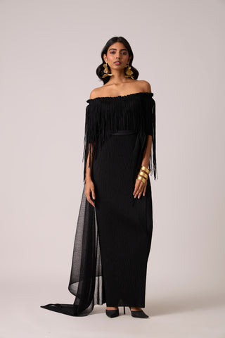 Leoni Maxi Dress - Black