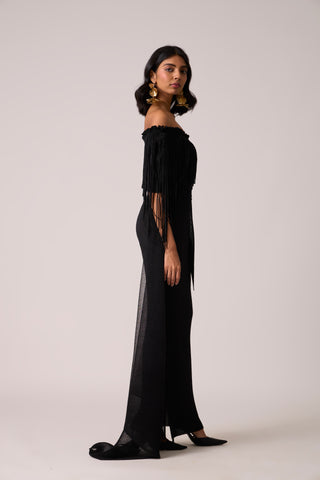 Leoni Maxi Dress - Black