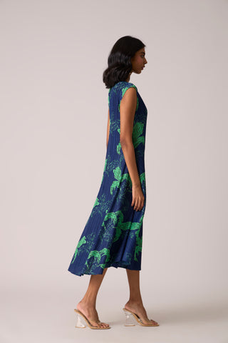 Abril Dress - Indigo Blue