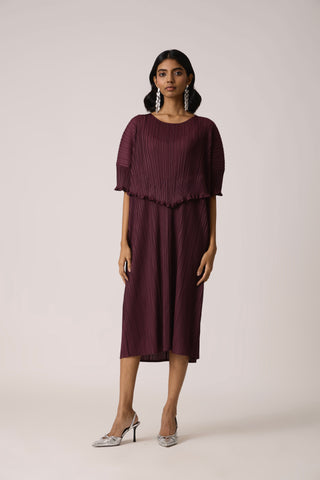 Lisette Dress - Wine