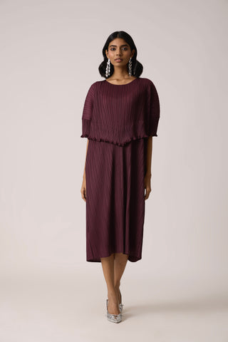 Lisette Dress - Wine
