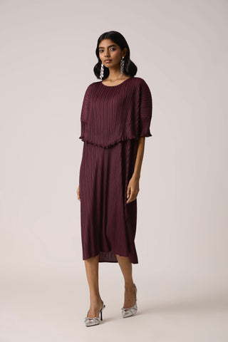 Lisette Dress - Wine