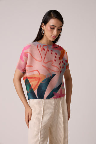 Liva Print Top - Multicolour