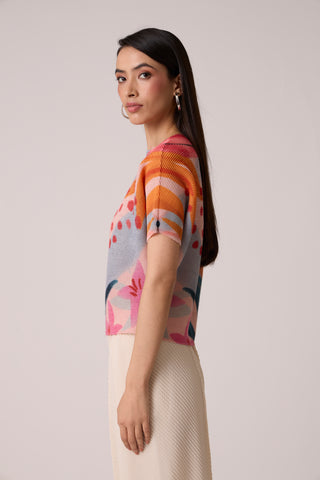 Liva Print Top - Multicolour