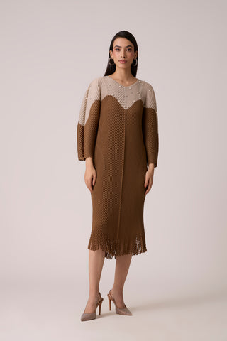 Lucia Dress - Taupe