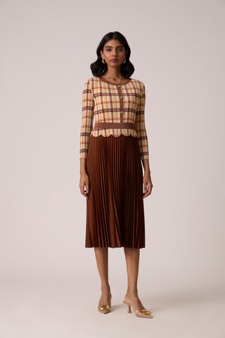 Elanor Dress - Brown