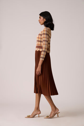 Elanor Dress - Brown