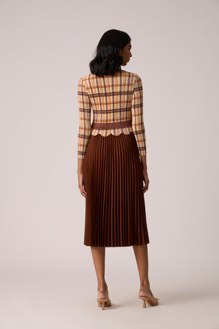 Elanor Dress - Brown