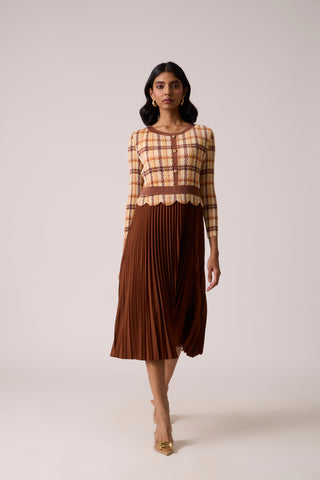 Elanor Dress - Brown