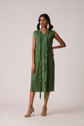 Tessa Dress - Pine Green