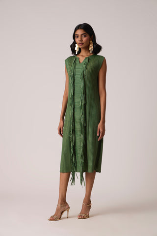 Tessa Dress - Pine Green