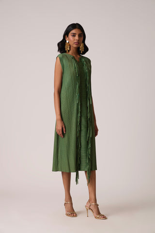 Tessa Dress - Pine Green