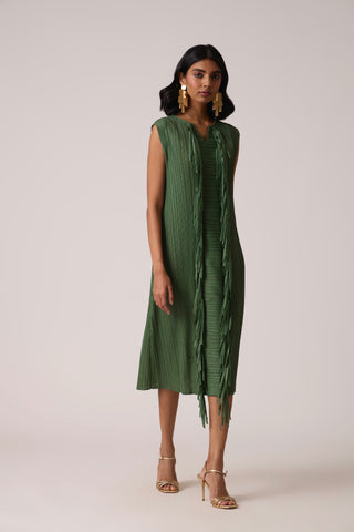 Tessa Dress - Pine Green