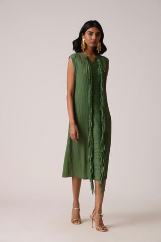 Tessa Dress - Pine Green