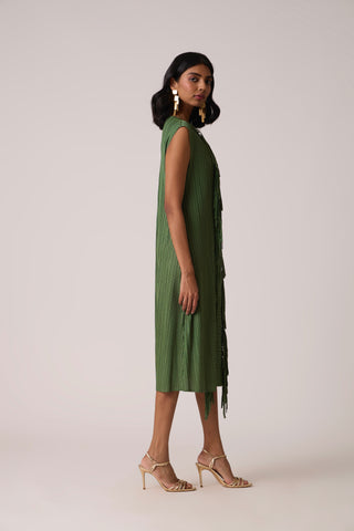 Tessa Dress - Pine Green