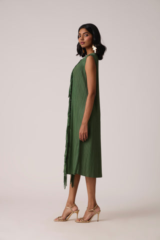 Tessa Dress - Pine Green