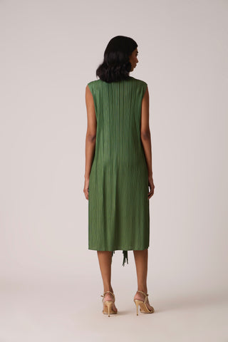 Tessa Dress - Pine Green