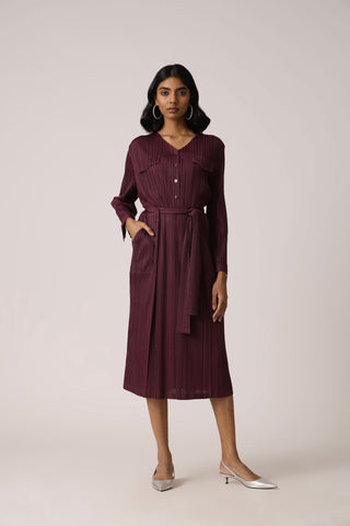 Emerson Dress - Wine