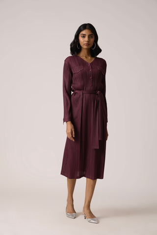 Emerson Dress - Wine