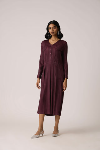 Emerson Dress - Wine