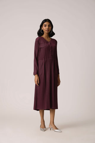 Emerson Dress - Wine