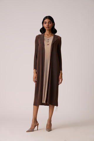 Nylah Dress - Dark Taupe